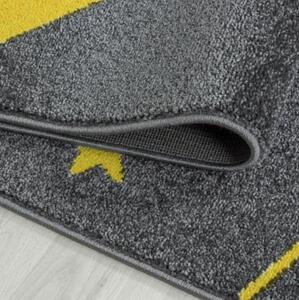 Dětský kusový koberec Kids 610 Yellow | žlutý Typ: 80x150 cm