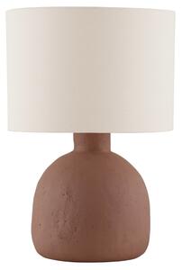 Nova Luce Hnědo-bílá stolní lampa Separe