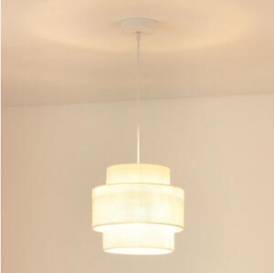Brilagi - Lustr na lanku SPACE YUTE 1xE27/15W/230V pr. 25 cm krémová/bílá