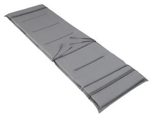 Polštář na lehátko OLIWIER popel/bílé pásy ekolen