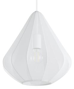 Eglo 43996 - Lustr na lanku DOLWEN 1xE27/40W/230V pr. 33,5 cm bílá