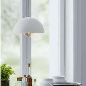 Eglo 901135 - Lustr na lanku GAETANO 1xE27/40W/230V pr. 30 cm bílá