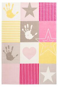 Obsession koberce Dětský kusový koberec Stars 411 pink ROZMĚR: 120x170