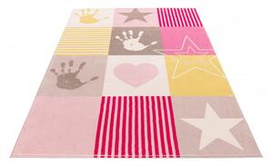 Obsession koberce Dětský kusový koberec Stars 411 pink ROZMĚR: 160x230