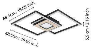 Eglo 901742 - LED Stmívatelné svítidlo MARINELLO 2xLED/17W/230V +LED/4,2W + DO