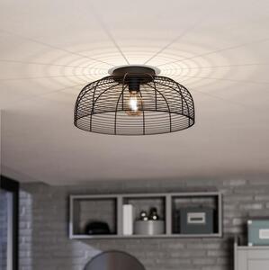 Eglo 43896 - Stropní svítidlo RINROE 1xE27/40W/230V černá