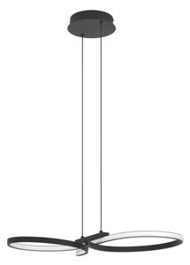 Eglo 901267 - LED Lustr na lanku SERPINS LED/21W/230V 3000K černá