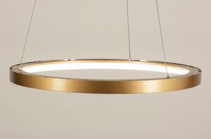 Závěsné designové LED svítidlo Opus Maximus Gold 58 (LMD)