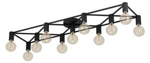 Eglo 43722 - Stropní svítidlo SPEKE 11xE27/40W/230V černá