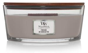 WoodWick Fireside svíčka loď