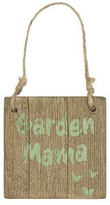 Dřevěná cedulka Garden Mama