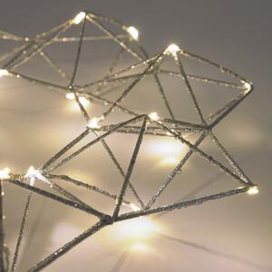 Stříbrná vánoční LED dekorace Kave Home Mishell 35 cm