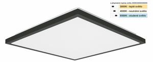 Top Light - LED Koupel. stropní svítidlo ONYX LED/24W/230V IP44 38x38 cm černá
