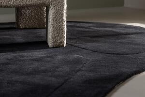 Oválný koberec Enard, černý, 175x290