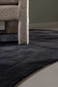 Oválný koberec Enard, černý, 175x290