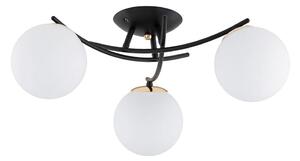 Přisazený lustr SAVI 3xE14/10W/230V černá/zlatá