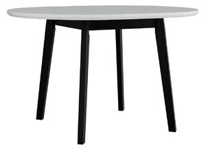 Rozkládací jídelní stůl se 2 židlemi SILLE 9 - dub sonoma / bílý / modrý