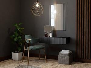 Toaletní stolek se zrcadlem Sinenko, Barva: černá Mirjan24 5903211199844