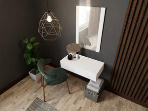 Toaletní stolek se zrcadlem Sinenko, Barva: bílá Mirjan24 5903211199837