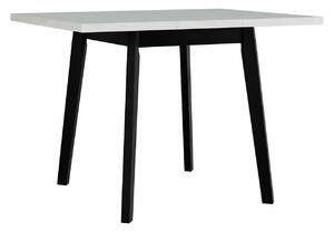 Rozkládací jídelní stůl 80x80 cm AMES 2 - bílý / černý