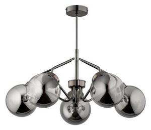 Lustr na tyči BARSUM 5xE14/10W/230V šedá