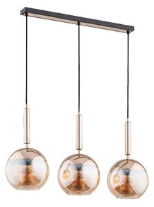 Lustr na lanku VOLDA 3xE27/15W/230V mosaz