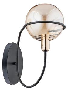 Nástěnné svítidlo PETRA 1xE14/10W/230V černá/zlatá