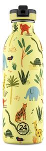 Nerezová dětská láhev Jungle Friends 500ml 24 Bottles