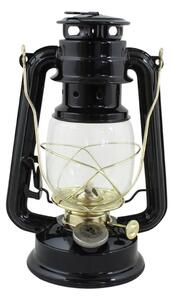 Petrolejová lampa Hurricane Black Brass 24 cm Strömshaga