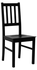 Dřevěná židle do kuchyně EDON 4 - černá