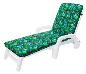 Polštář na lehátko AMELIA modré listí