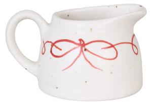 Keramický džbánek na mléko Viola Bow Red 200 ml Strömshaga