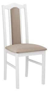 Židle do jídelny EDON 2 - bílá / béžová