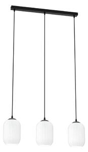 Lustr na lanku VERDI 3xE27/15W/230V černá/bílá