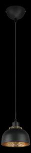 Trio R30811032 závěsné svítidlo Punch 1x40W | E27 - nastavitelná výška, černá