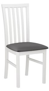 Židle k jídelnímu stolu FRATONIA 1 - bílá / tmavá šedá