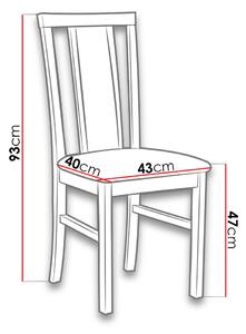 Židle ke kuchyňskému stolu FRATONIA 4 - bílá / béžová