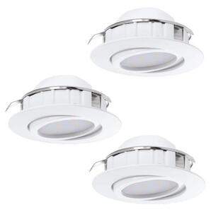 Eglo 78755 - SADA 3x LED Podhledové svítidlo PINEDA LED/6W/230V 3000K bílá