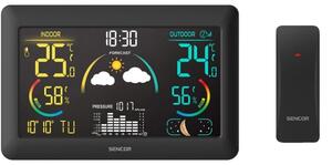 Sencor - Meteostanice s barevným LCD displejem a budíkem 3xAA