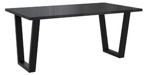 Jídelní stůl EMIL 3 - lesklý černý