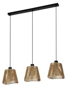 Eglo 44073 - Lustr na lanku LAVISTER 3xE27/60W/230V hnědá