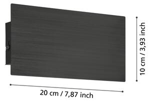 Eglo 901197 - LED Nástěnné svítidlo TALAMELLO LED/6W/230V 3000K černá