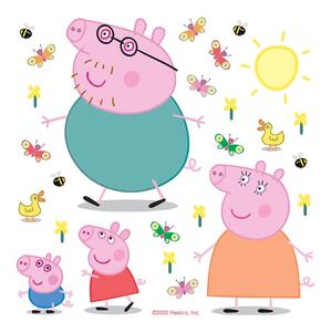 Dětská samolepka na zeď Prasátko Peppa | 30 x 30 cm | DDKS3831