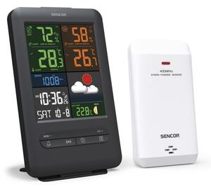 Sencor - Meteostanice s barevným LCD displejem 5V/1xCR2032