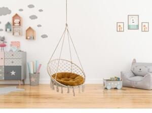 Polštář na houpačku STORK HOUSE žlutý, malý
