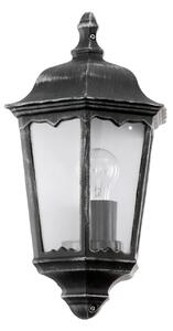 EGLO Venkovní nástěnné světlo NAVEDO, lucerna, vrchní, černé, 43x29cm 93459