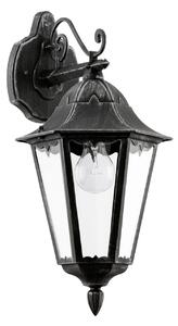 EGLO Venkovní nástěnné světlo NAVEDO, lucerna, spodní, černé, 47,5x20cm 93456