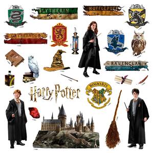 Dětská samolepka na zeď Harry Potter Hogwarts | 30 x 30 cm | DDKS3837