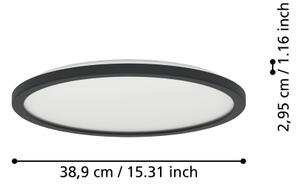 Eglo 901439 - LED Koupelnové svítidlo ROVITO 18,5W/230V pr. 38,9 cm IP44 černá