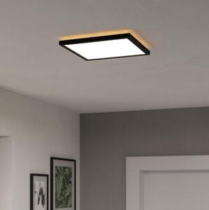 Eglo 901442-LED Koupelnové stropní svítidlo ROVITO 13,4W/230V 29x29cm IP44 černá